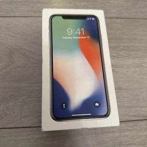 Apple iPhone X empty box only 64GB Black- with manual booklet - Picture 1 of 12