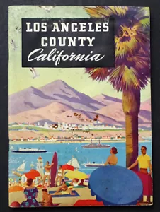 1930er Vintage Los Angeles Kalifornien Souvenir Tourist Reise Fotobuch - Bild 1 von 5