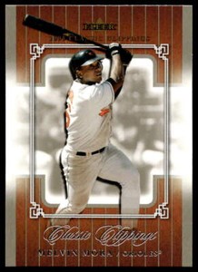 2005 Fleer Classic Clippings 19 Melvin Mora   Baltimore Orioles Baseball Card