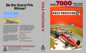 Pole Position 2 7800  Game Case Box + Cover Art Work Only  - Picture 1 of 9