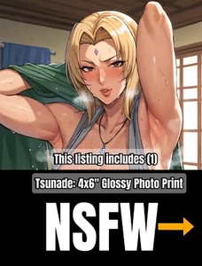 Tsunade Photo Print - Size: 4x6" / Naruto Anime Art Sexy Figure Waifu - #116