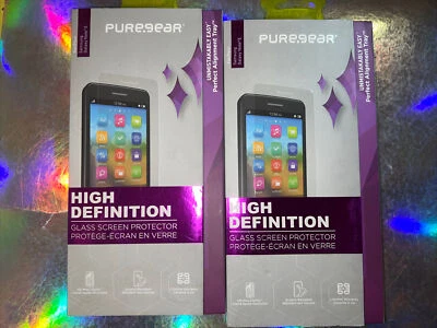 2LOT PUREGEAR PURETEK HARD TEMPERED GLASS SCREEN PROTECTOR SAMSUNG GALAXY NOTE5 - Image 1 of 4
