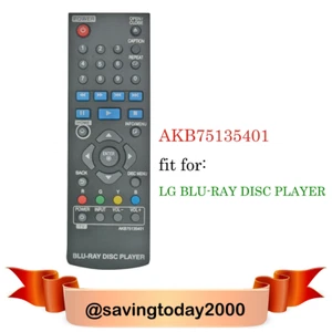 AKB75135401 Remote Control for LG Blu-Ray DISC Player - Picture 1 of 5