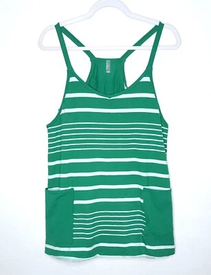 Mini Vestido FP Free People Hot Shot Mameluco Rayas Verde Nuevo sin Etiquetas Para Mujer Talla Mediana  Foto 1 de 4