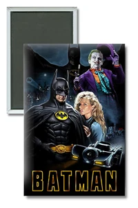 Póster de la película Batman 1989 imán de refrigerador de 2" x 3" - Imagen 1 de 3