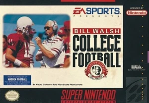 Bill Walsh College Football SNES funktionstüchtiger Zustand schneller Versand - Bild 1 von 1