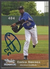 2011 Grandstand Aberdeen IronBirds Enrico Jimenez IP auto signed card