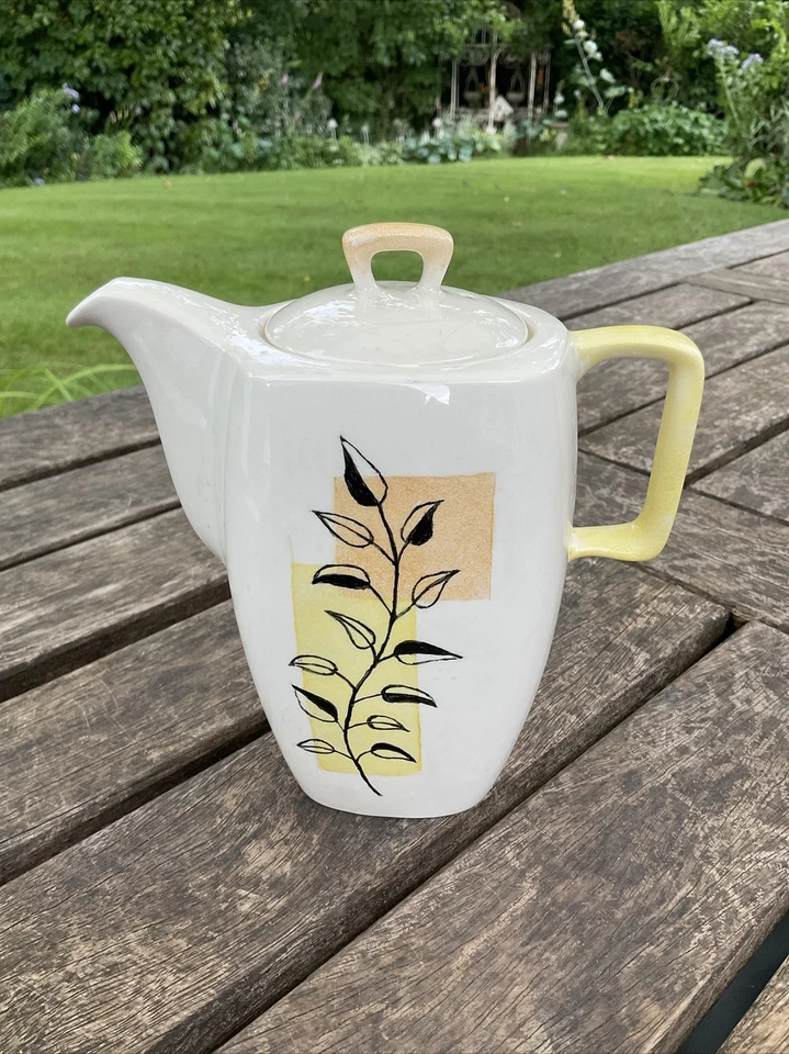 Midwinter Stylecraft Retro Coffee Pot 7-62 Gandy Sign Mid Century Modern 1 pint - Image 1 of 4