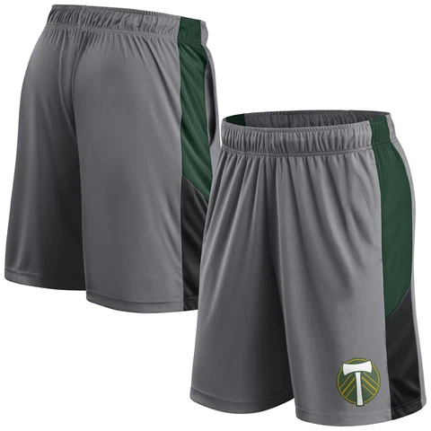 Men's Fanatics Branded Gray Portland Timbers Team Shorts Cover
