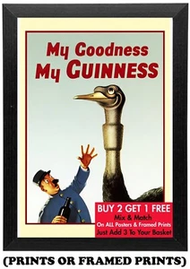My Goodness My Guinness - Beer Bar Pub Advertising Poster Print - A5 A4 A3 #089 - Picture 1 of 17