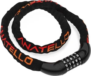 Bike Chain Lock, 5-Digit Resettable Combination Bike Lock Chain, 1m Bicycle Lock - Picture 1 of 6