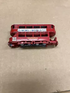 Matchbox Lesney #3 News of The World London City Transport Bus Made in England - Picture 1 of 3