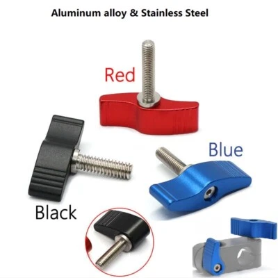 M4 M5 M6 Flügelmutter Knauf Daumen Schraube Klemmschraube Aluminium & Edelstahl - Bild 1 von 4