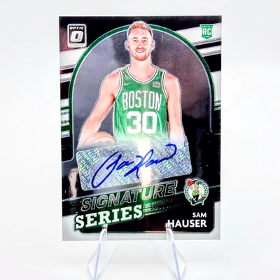 Sam Hauser (RC) 2021-22 Donruss Optic Signature Series Auto Celtics #SS-SHS 🔥 - Image 1 of 4