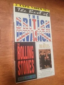 Vintage British Invasion (2-tape VHS set) Rolling Stones /Beatles *NEW & SEALED* - Picture 1 of 2
