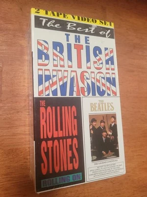 Vintage British Invasion (2-tape VHS set) Rolling Stones /Beatles *NEW & SEALED* - Image 1 of 2