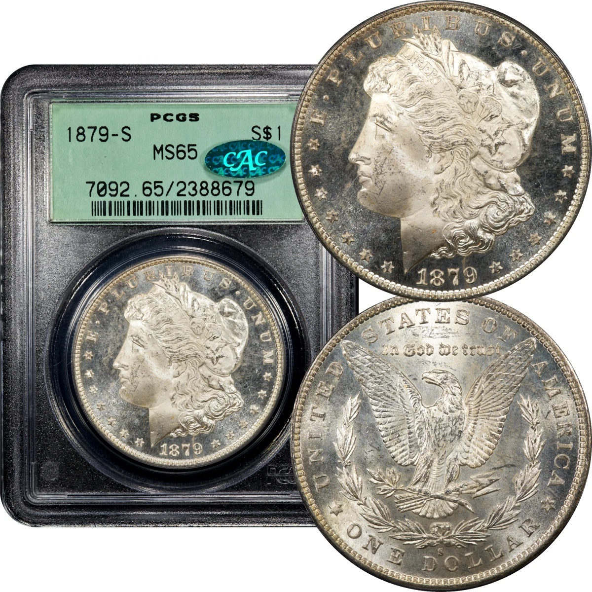 1879 Year Grade MS 65 Morgan Dollars (1878-1921) for sale | eBay
