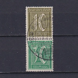 GERMANY 1921, Mi# S31, CV €250, Pair from booklet, Used - Picture 1 of 2