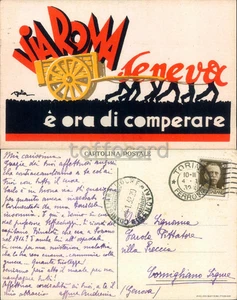 PUBBLICITA' VIA ROMA SE NE VA-AUTORE GOLIA-D18-5 - Picture 1 of 1