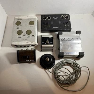 Music Equipment Lot For Parts Only Untested - Tascam, Behringer, BBE, Peavey - Image 1 of 4