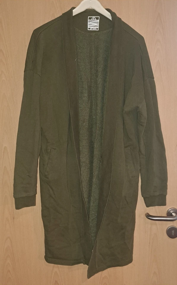 Lange Sweatjacke Kaki Just Rhyse Größe Xl - Bild 1 von 1