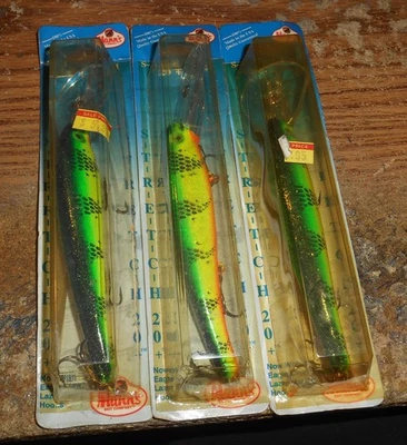 LOTE 20+ STRETCH VINTAGE HOMBRE/3 SEÑUELOS/SÚPER COLOR/¡NUEVO EN TARJETA! Foto 1 de 4