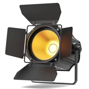 COB 200W Warm & Cold White Par Light Spotlights Stage Lighting with Barn Door DJ - Picture 1 of 9