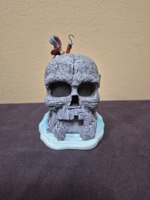 Disney- Peter Pan & Captain Hook - Hinged Skull Island Resin Figurine, 5”  - Image 1 of 4