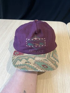 Vintage Park City Wollhut Aztekenkrempe Southwest Muster 90er Made USA Strapback - Bild 1 von 4