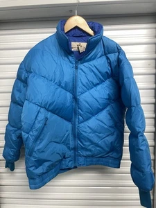 Eastern Mountain Sports EMS Herren Gänsedaunen Vintage gefütterte Jacke Größe Large L - Bild 1 von 4
