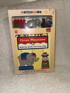 Lego Duplo Zirkus Spielszene Spielbuch 1995 Vintage Story Set Konkurrenz in Box - Bild 1 von 7