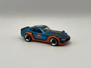 Custom Hot Wheels Datsun 240z Gulf Racing Livery Hand Made - Picture 1 of 6
