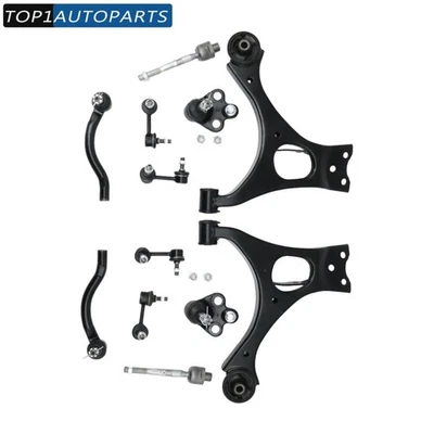 Kit de suspensión de 12 piezas brazos de control inferiores delanteros para Honda Civic 2006-2011 Si 2,0 L Foto 1 de 4