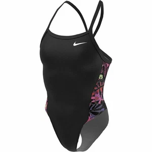 Damen Badeanzug Nike Fastback bk Schwarz - Bild 1 von 5