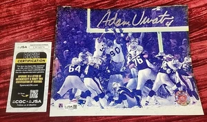 NE Patriots Adam Vinatieri FOOTBALL Autogramm Auto singed picture JSA COA - Bild 1 von 9
