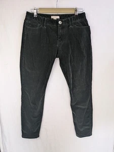 Pantalone Banana Republic donna 28 verde country velluto a coste vita media moderno affusolato - Foto 1 di 6