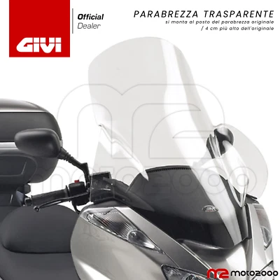 PARABREZZA PARAVENTO LASTRA TRASPARENTE YAMAHA MAJESTY 400 2004 - 2008 - Immagine 1 di 4