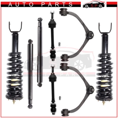For 05-09 Dodge Dakota Front Struts & Rear Shocks & Upper Control Arm & Sway Bar Foto 1 de 4