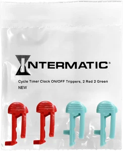 Cycle Timer Clock ON/OFF Plastic Switch Trippers - P1000 PB PF1100 Series, 2 Red - Picture 1 of 4
