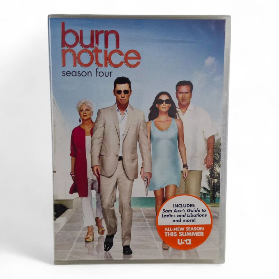 Burn Notice: Season Series 4 - DVD - NEW SEALED Region 1 - Image 1 of 3