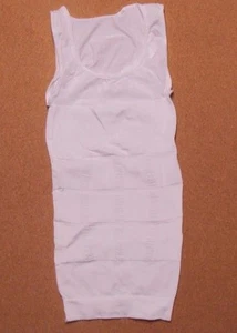 Beautyko USA Men Weight Lifting Abs Transforming Trim Tank Undershirt White S - Picture 1 of 1