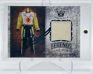 F1, Formula 1 JACQUES VILLENEUVE signed Relic trading card 1. VIDEO PROOF - Picture 1 of 4
