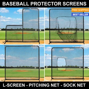FORTRESS Baseball Schutzschirme [4 Stile] | L-Screens Sockenetze Pitching - Bild 1 von 35