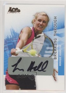 2008 Ace Authentic Grand Slam II Breaking Through Bronze Monique Adamczak Auto