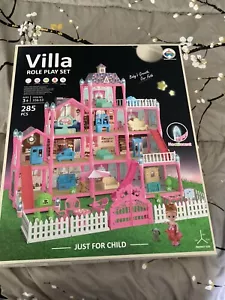 Villa Set Gioco di Ruolo 275 Pezzi Casa delle Bambole - Foto 1 di 7