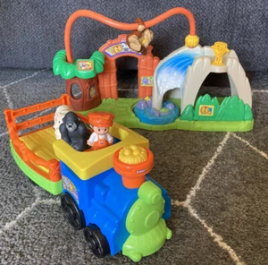 Fisher Price Little People Sorpresa Suoni Zoo Choo Choo Treno e Animali Figure - Foto 1 di 9
