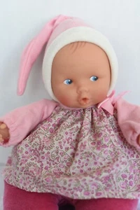 Muñeca bebé de peluche Corolle 2012 12" Babipouce Mon Doudou rosa floral (L) - Imagen 1 de 5