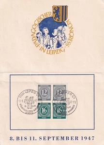 Germany 1947 Yvert 36 & 38 special postmark (28) - Picture 1 of 2