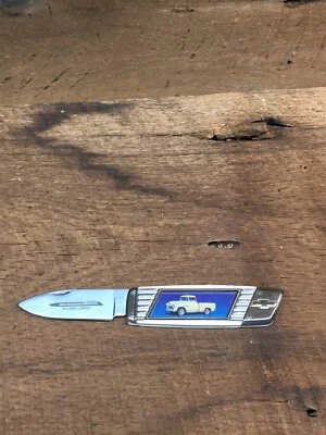 CUCHILLO DE COLECCIONISTA CHEVY CAMIONETA 1955 FRANKLIN COMO NUEVO Foto 1 de 4