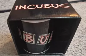 Incubus Band Name Logo Black White Coffee Mug Cup Boxed Official Gift Official - Picture 1 of 5